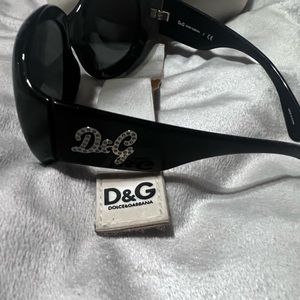 Womens Dolce and Gabbana Big Sunglasses